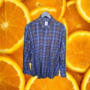 Brooks Brothers Original Polo Button Up Blue, Black,‎ Red and Tan Size Large